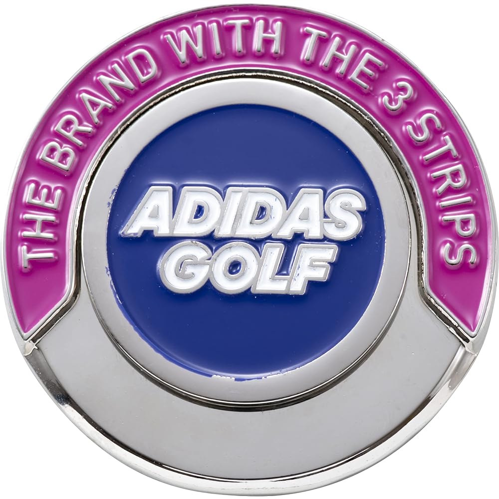 [Adidas Golf] Golf Marker Twin Marker LucidBlue/LucidFuchsia/White