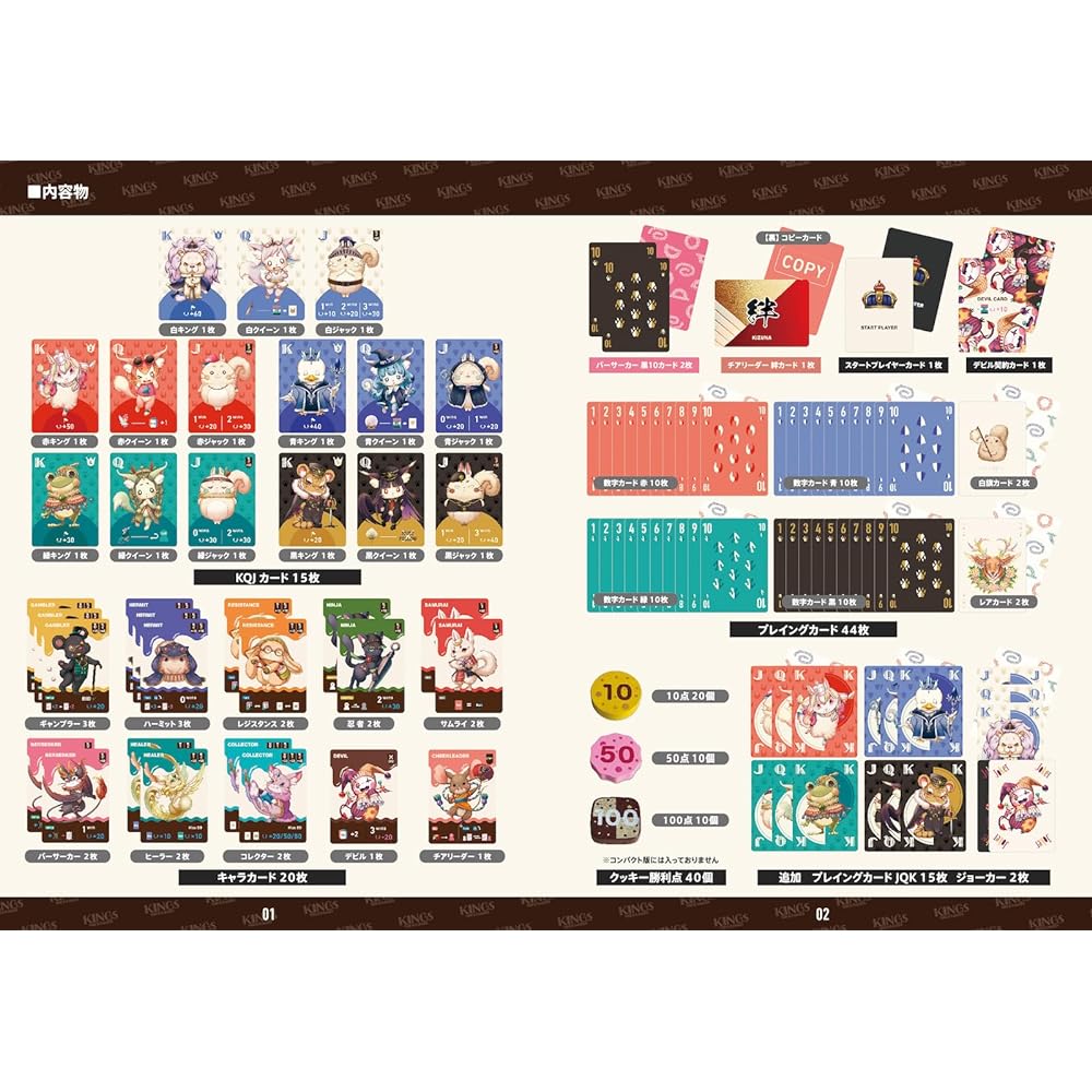 Trick Takers KINGs Standard Edition Board Game Playing Cards