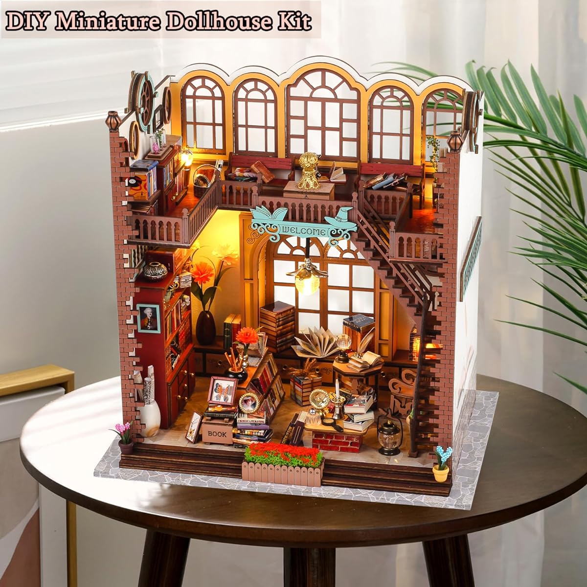 TuKIIE DIY Miniature Dollhouse Kit