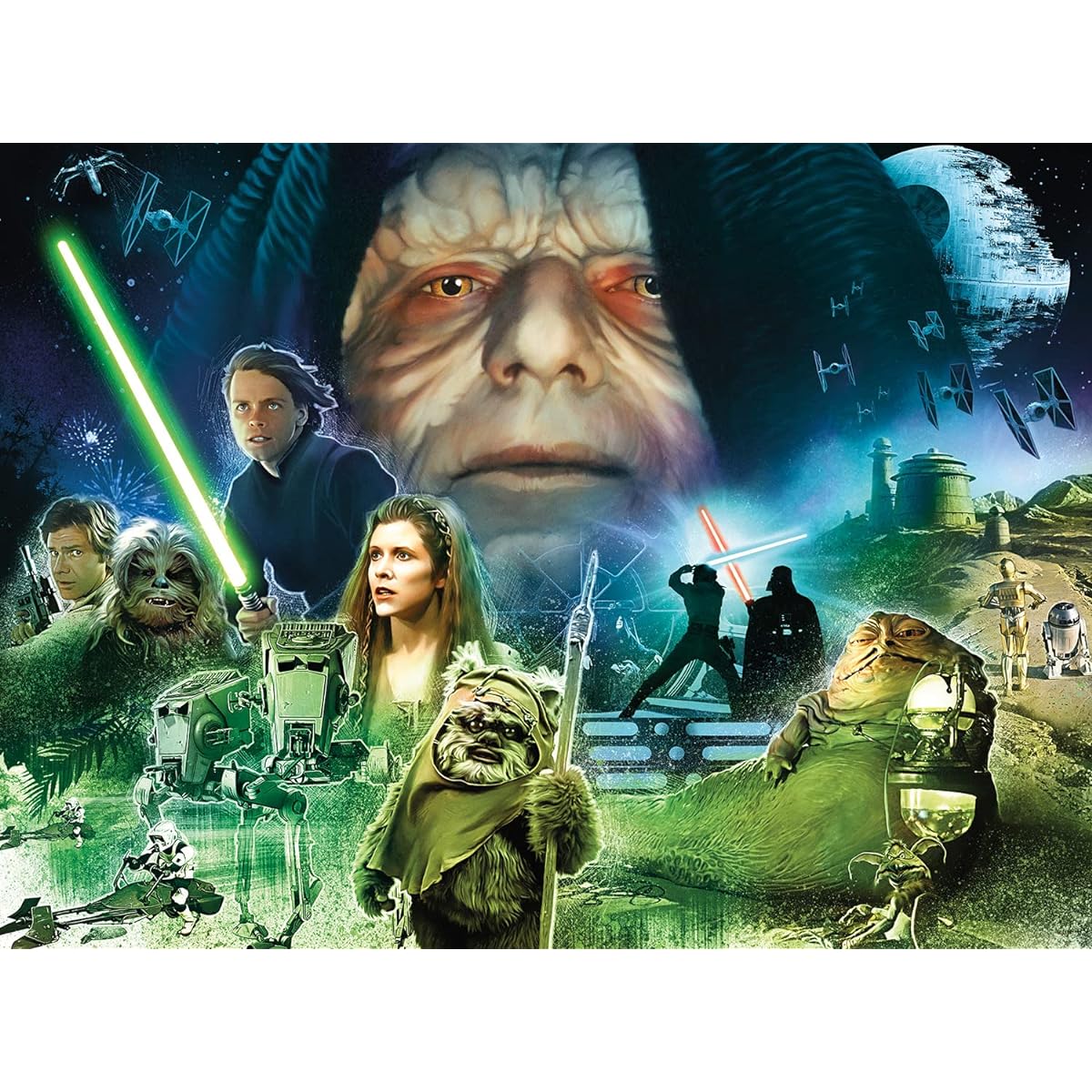 Buffalo Games - Silver Select - Star Wars - Victory for the Rebels - Premium 1000 Piece Jigsaw Puzzle for Adults