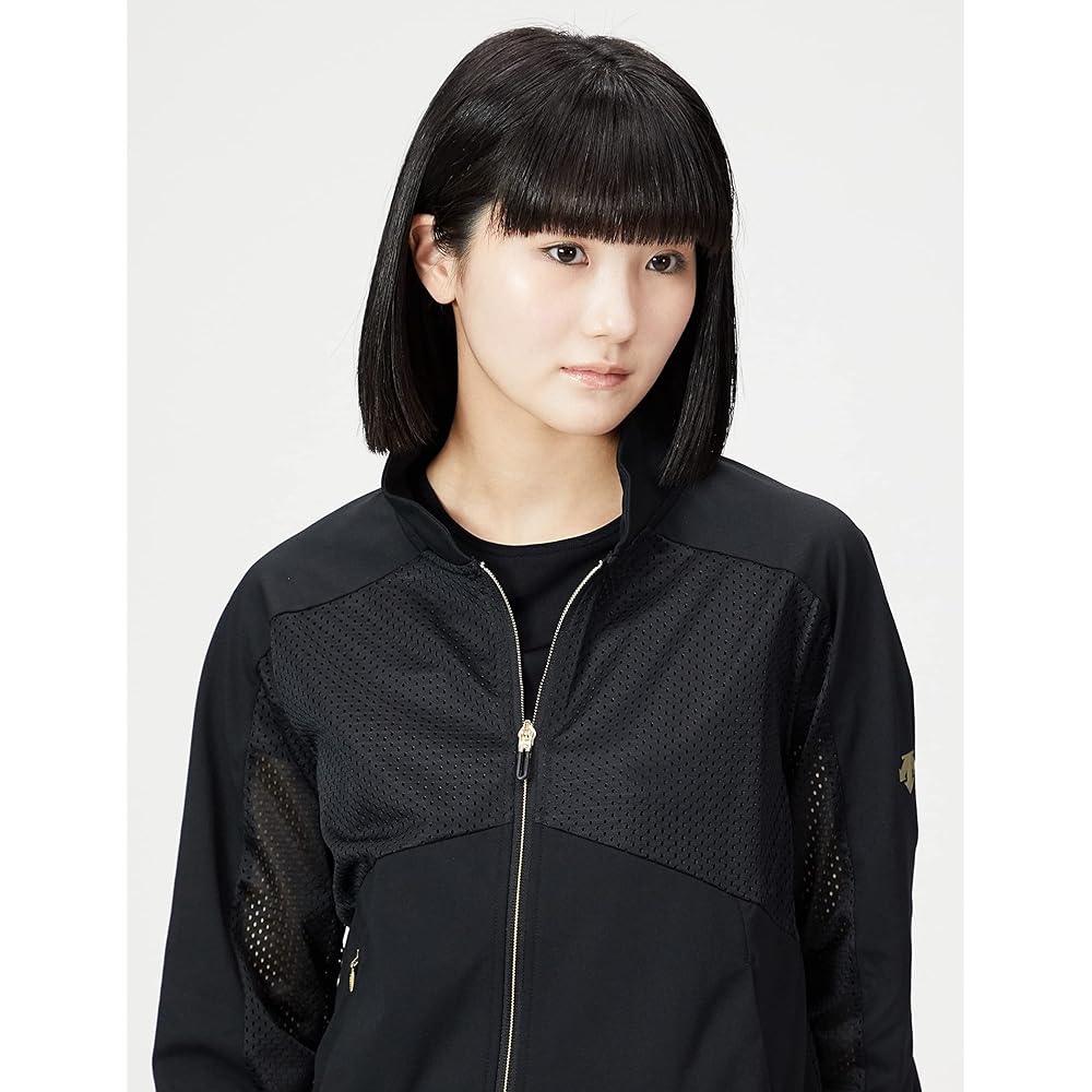 [DESCENTE] Warm-up Jacket, Training, Mesh Jacket, Antibacterial and Deodorizing Pocket, Ventilation, Oversilhouette, Gym, Women's