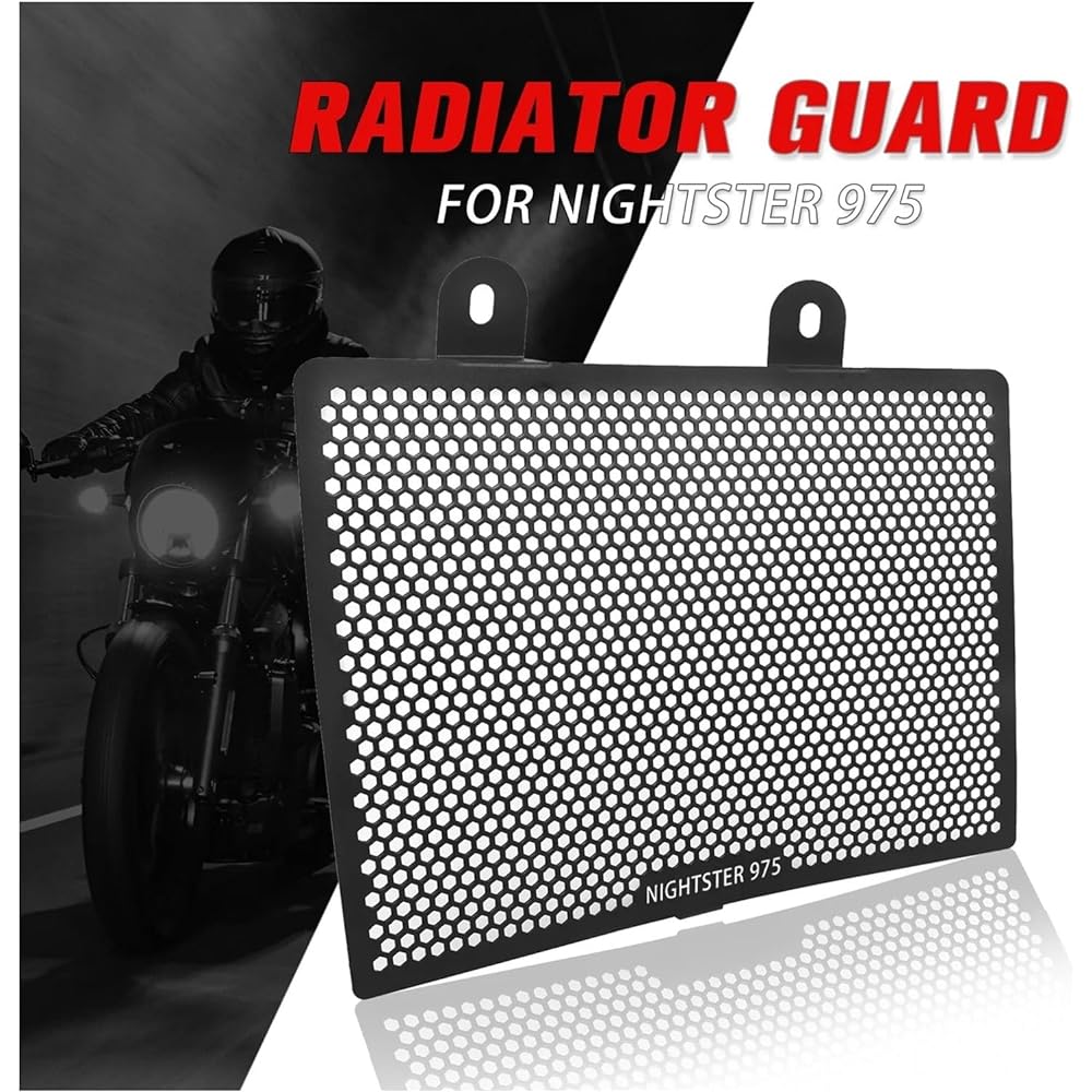Motorcycle Radiator Core Guard RH 975 2022 Motorcycle Radiator Guard Grill Cooler Cooling Cover Protection Compatible with Harley Nightstar 975 RH975 2023