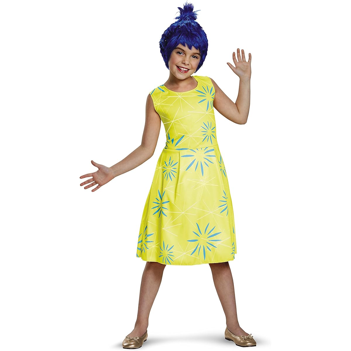 Disguise Girls Joy Inside Out Halloween Character Costume