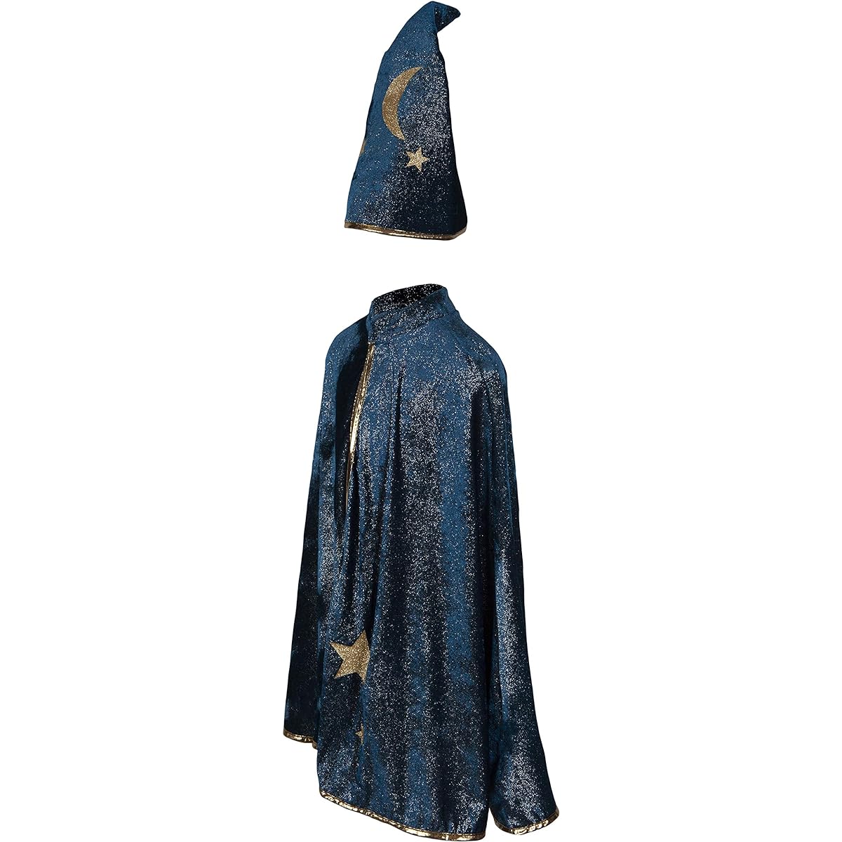 Great Pretenders 62007 Starry Night Wizard Cape & Hat US Size 7-8