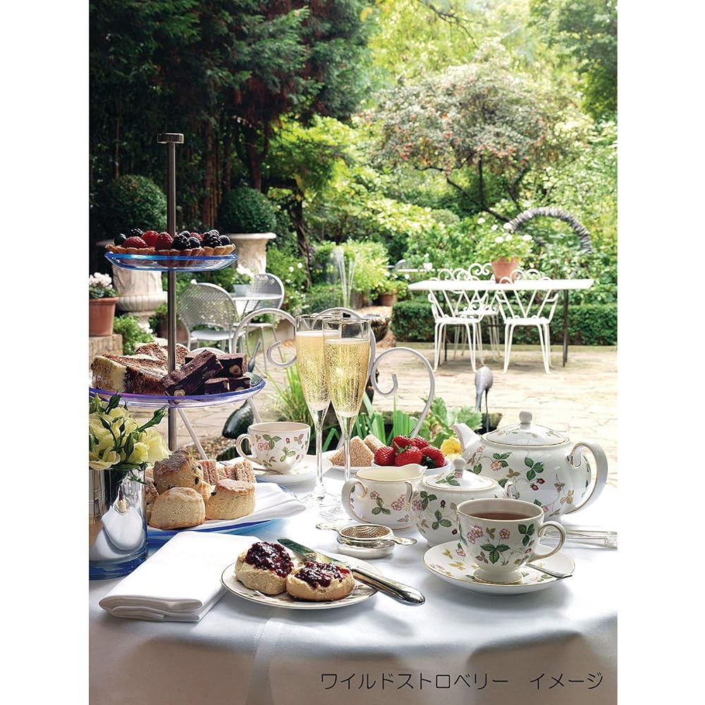 [Regular Imported Product] Wedgwood Wild Strawberry Plate Dish 18cm Wedding Gift Present 50105501007