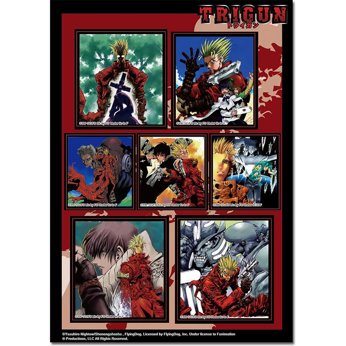 Trigun - Key Art Sticker Set