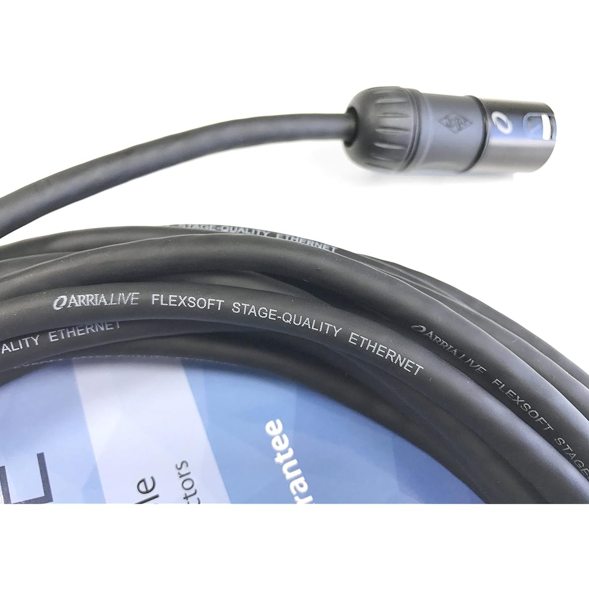 FlexSoft Stage Quality Ethernet Cable with Smart Convertible Ethernet Style Connector (100")