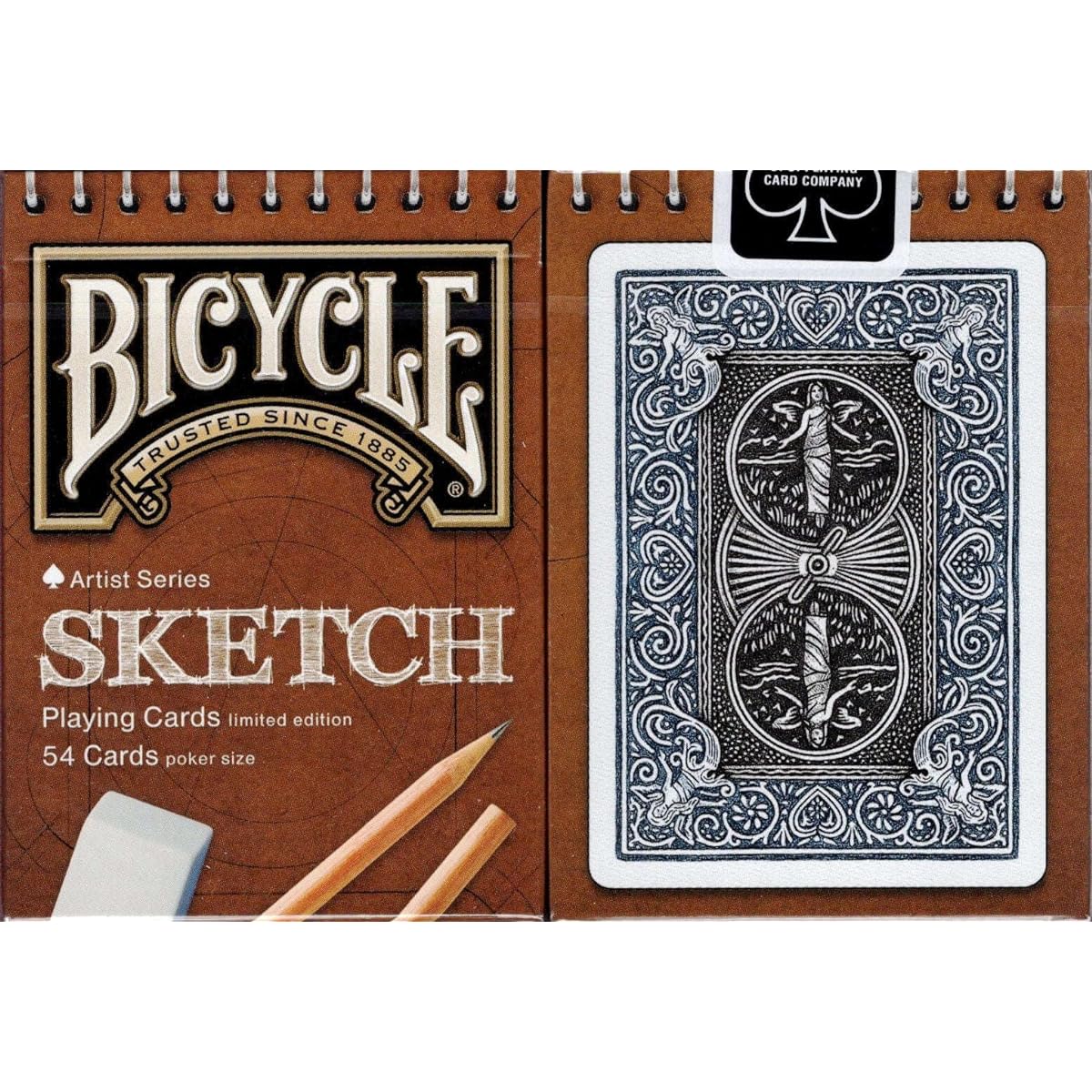 Sketch Bicycle Playing Cards