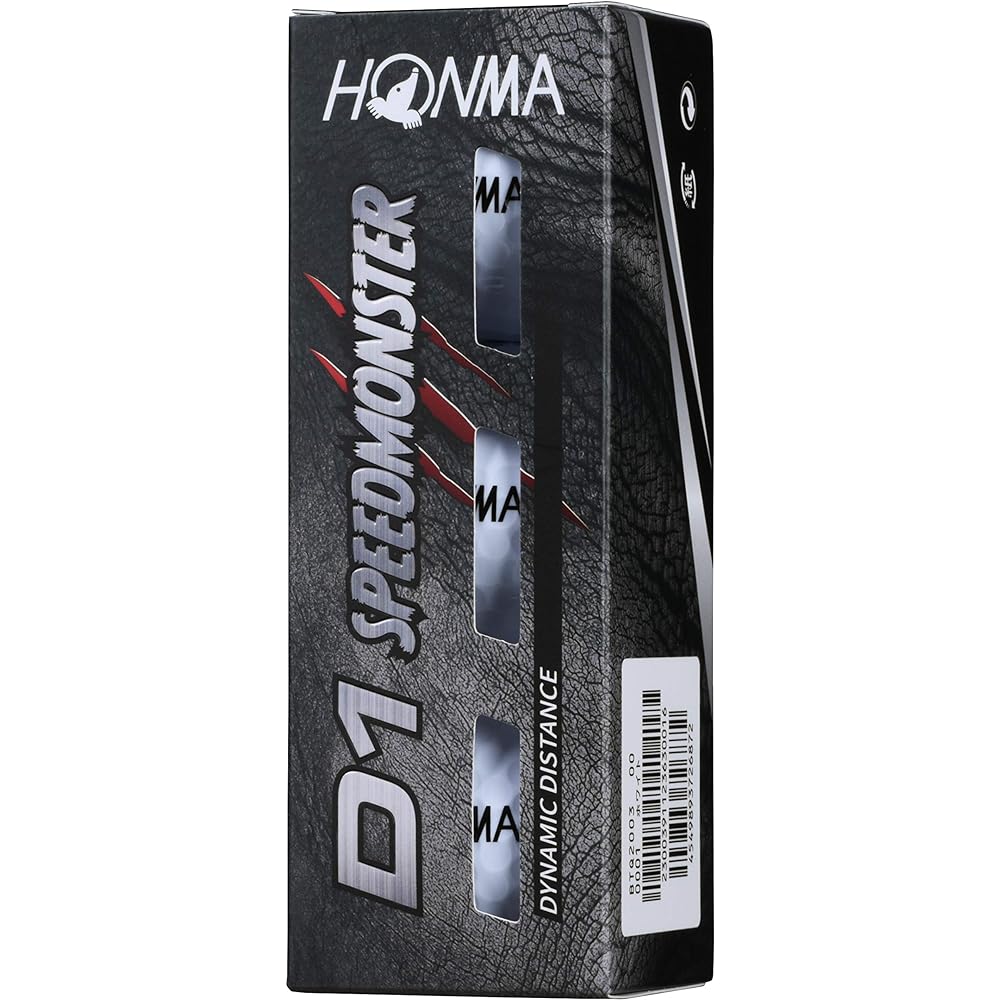 Honma Golf HONMA Golf Ball D1 SPEED MONSTER Speed Monster 1 dozen 12 pieces