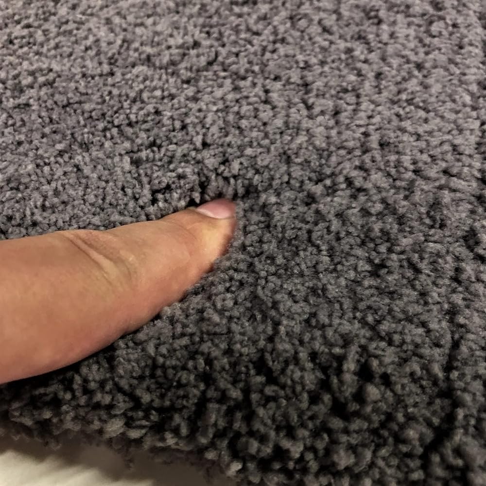 Senko B.B.collection Cushionee 2 Long Width Washroom Mat Approx. 50 x 180cm Gray Thick Volume 50100
