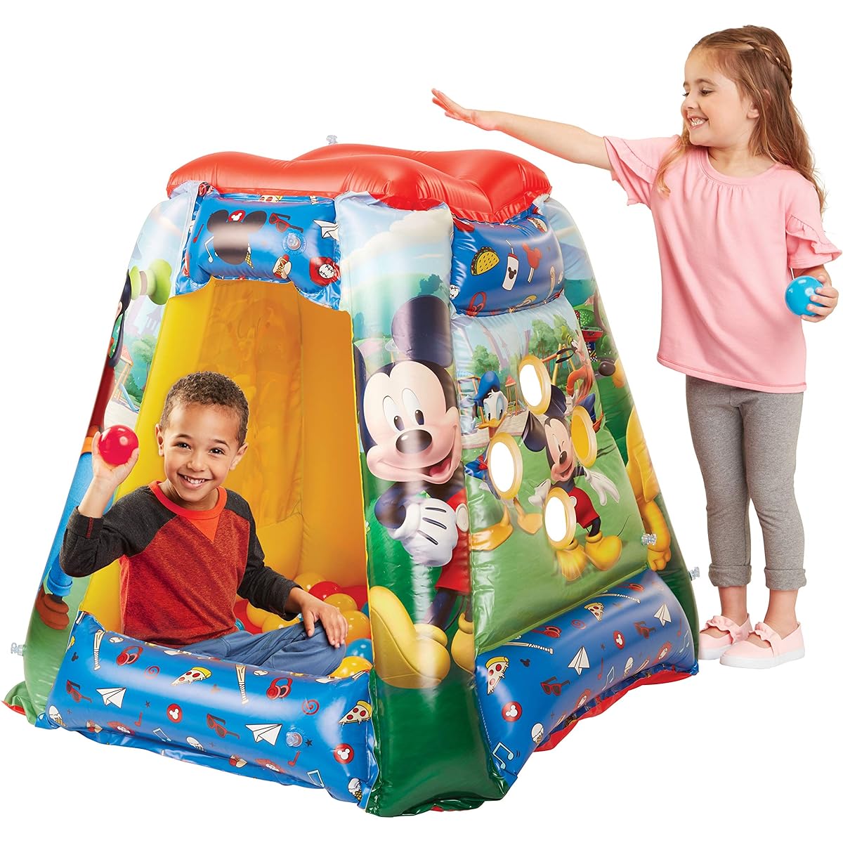 Mickey Mouse 94785 Ball Pit - 1 inflatable + 20 soft flex balls