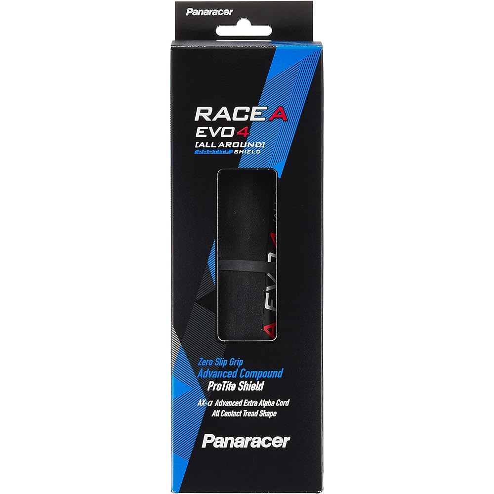 Panaracer Clincher Tire [700×25C] Race A Evo 4 F725-RCA (For Road Bike, Cross Bike/Road Race, Touring, Long Ride)