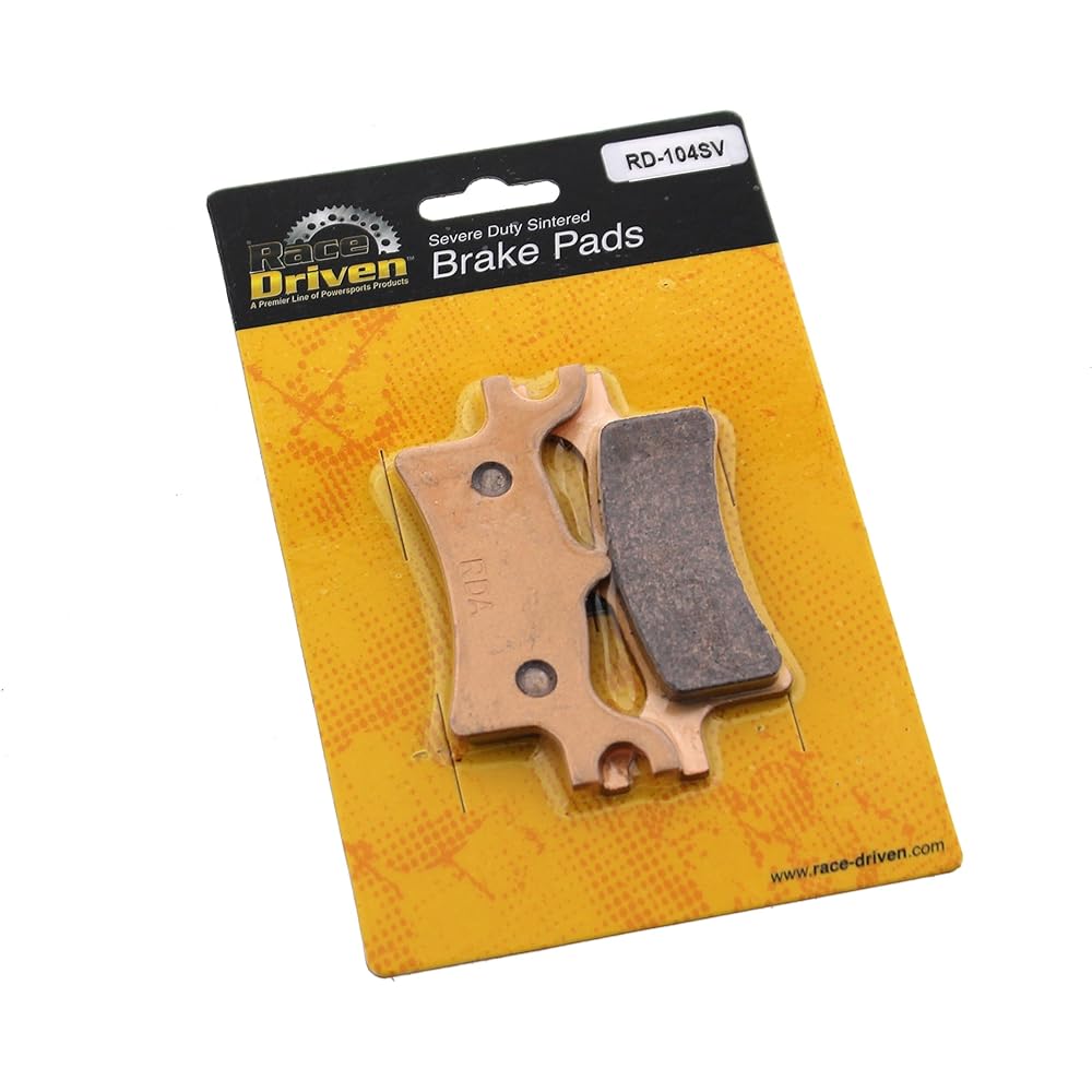 Race Driven Rear Brake Rotor Disc & Brake Pads for Polaris Sportsman 400 450 500 600 700 800 HO MV7 EFI 4X4
