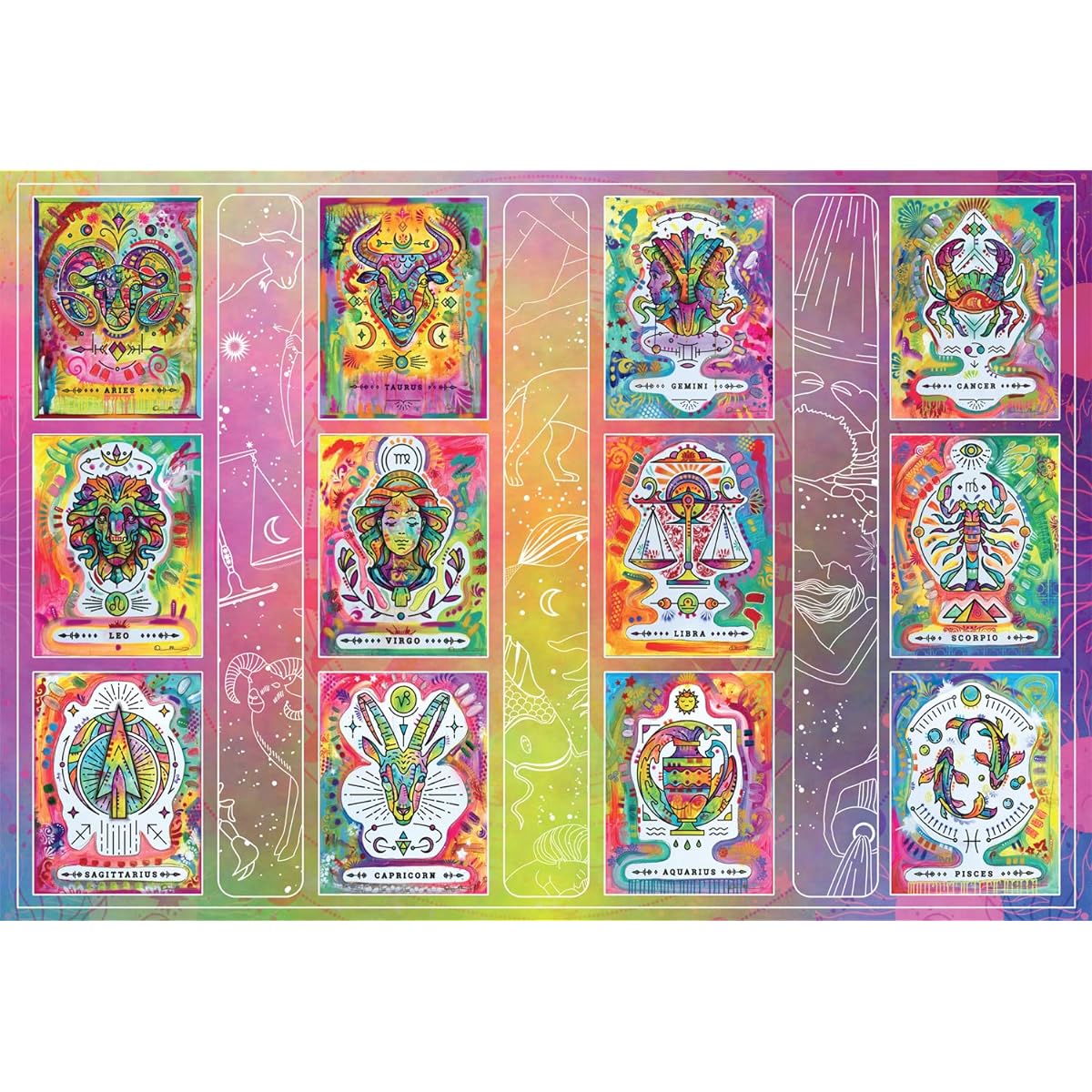 Buffalo Games Rainbow Astrology 1500 Piece Jigsaw Puzzle