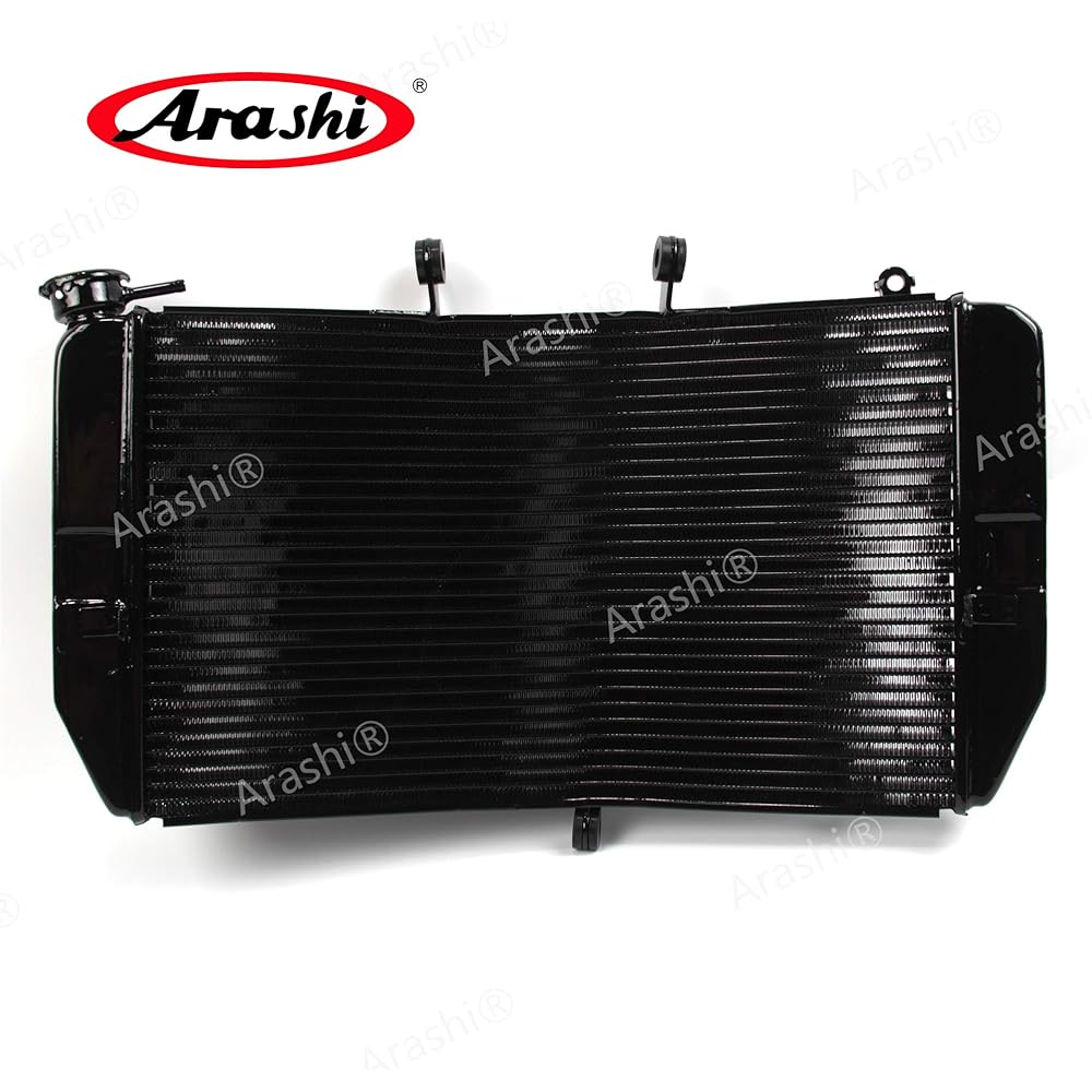 Arashi Radiator Cooling Cooler Compatible with Honda CBR600RR 2003-2006 Motorcycle Replacement Accessories Black 2004 2005