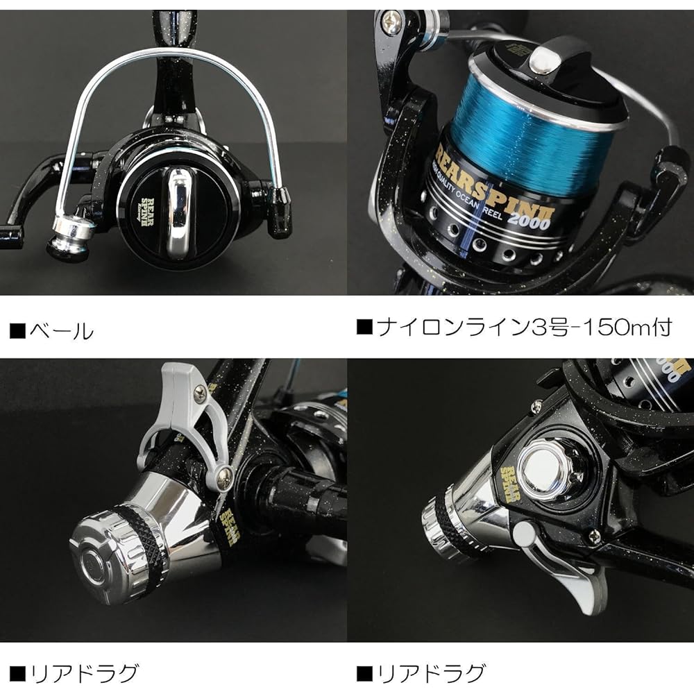 RISEWAY Reel REAR SPIN II