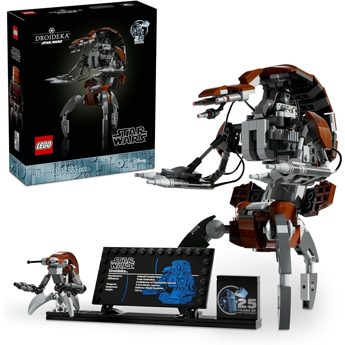 LEGO Star Wars Droideka Toy Gift Block 75381