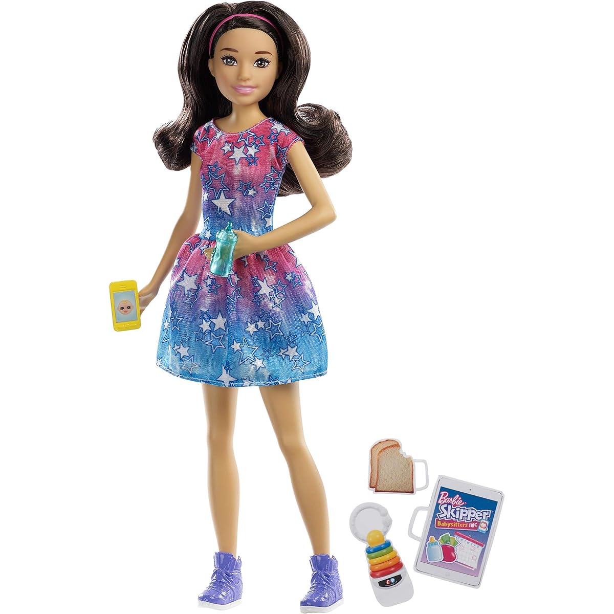 Barbie Skipper Babysitter Doll, Black Hair