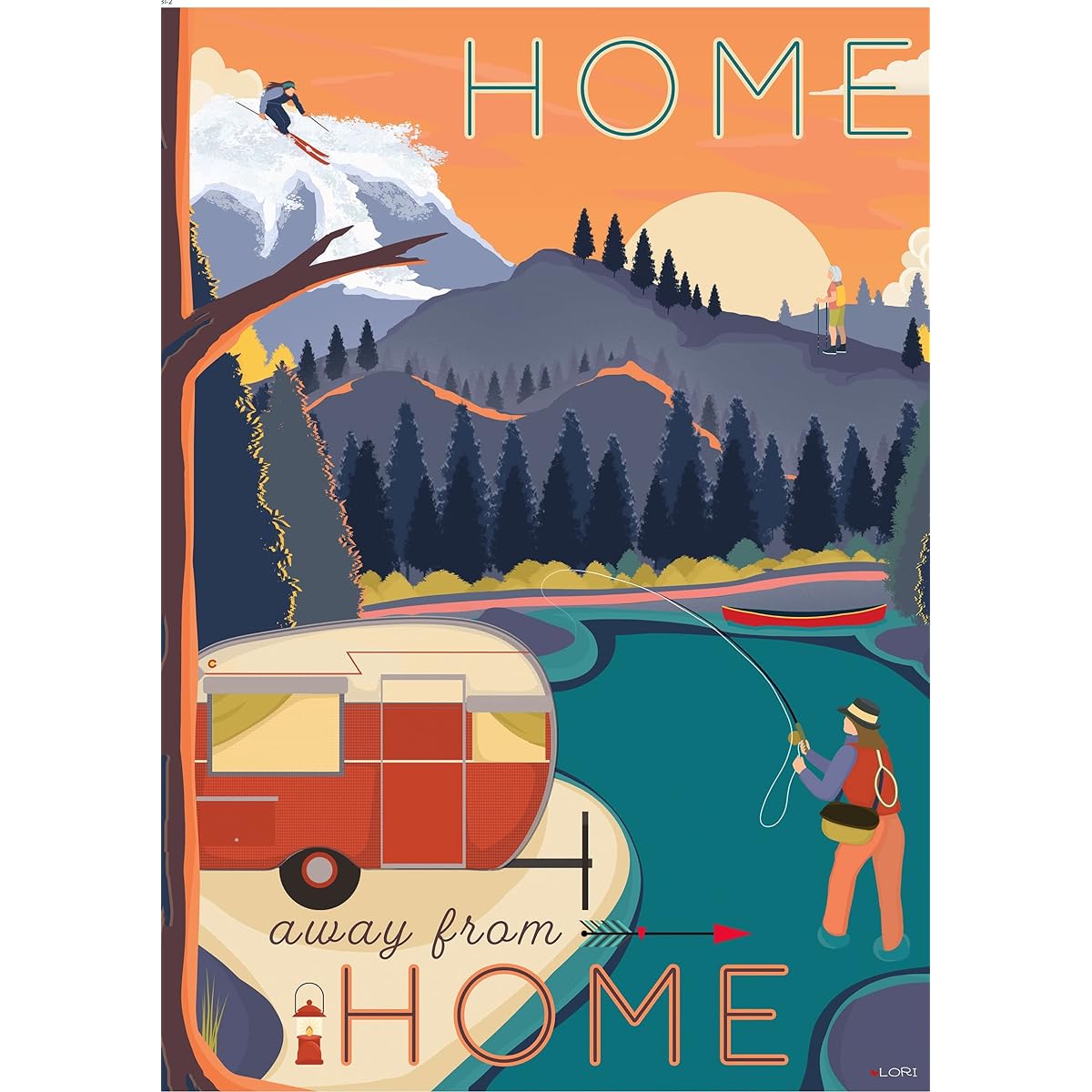 Ceaco - Let's Explore - Home Away from Home - 1000 Piece Jigsaw Puzzle