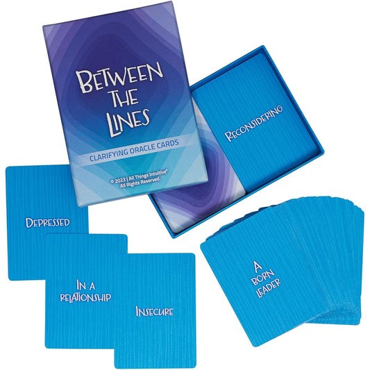All Things Intuitive Between The Lines Clarifying Oracle Cards Yes No Maybe Timing Horoscope Oracle Cards
