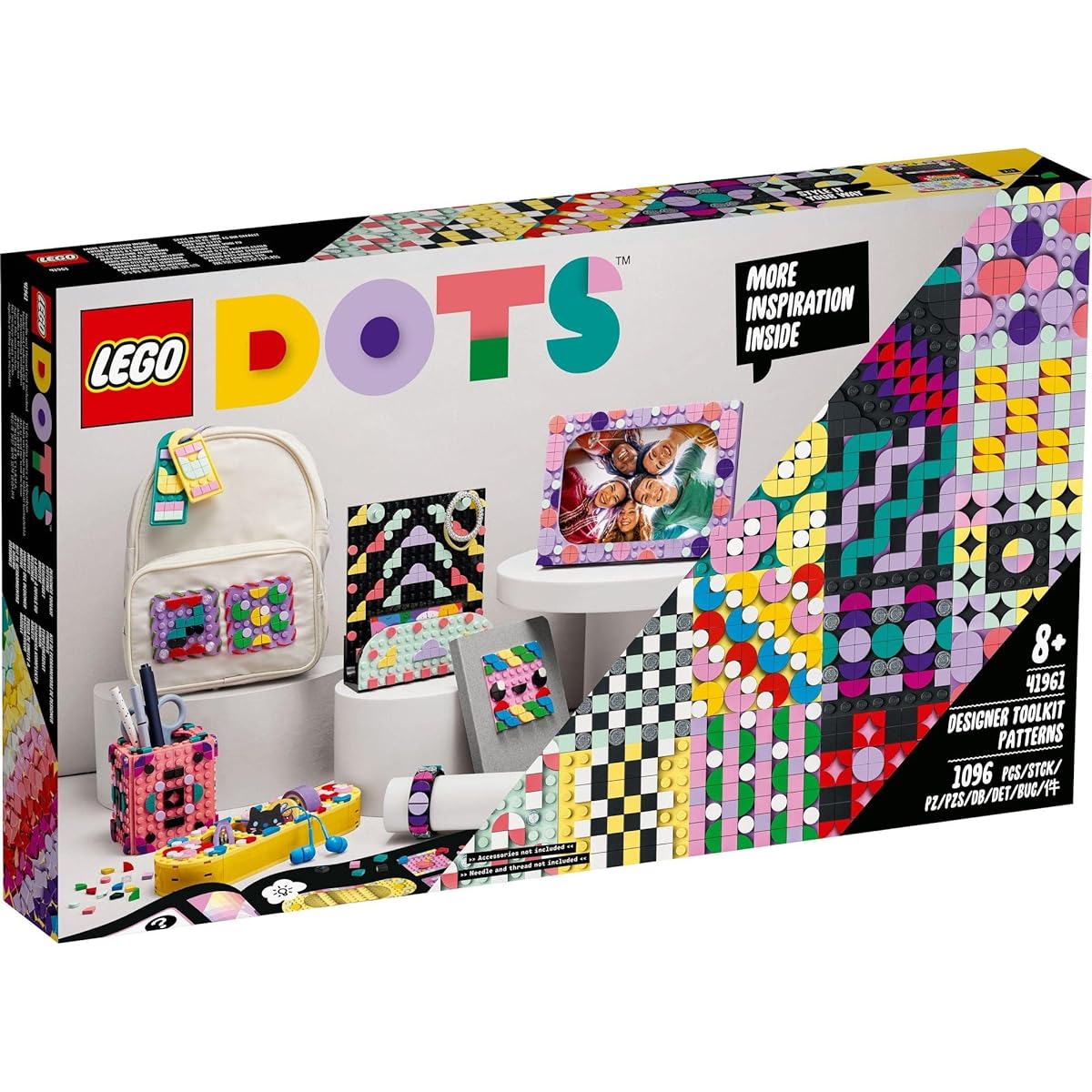 LEGO Dots Designer Kit <Pattern> 41961 Toy Block Present Jewelry Craft Boys Girls 8 Years Old and Over