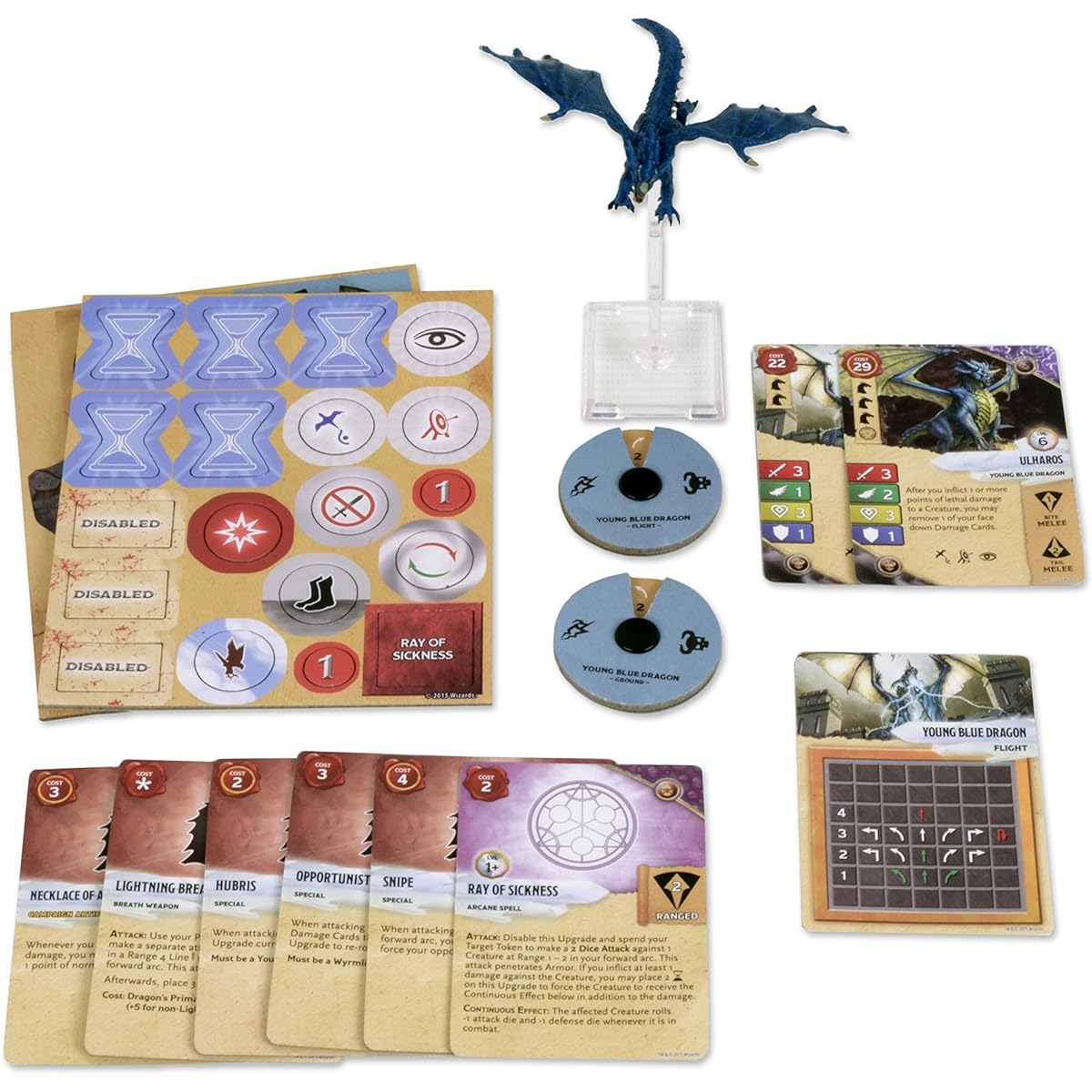 D&D Attack Wing: Seven - Young Blue Dragon Expansion Pack [Parallel Import]