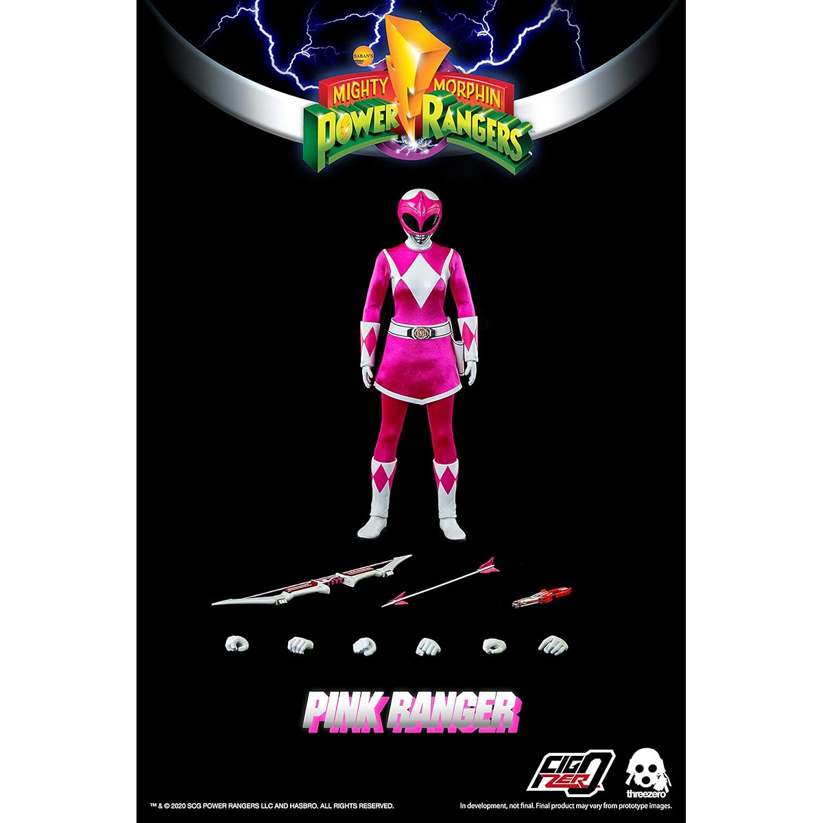 THREEZERO - Mighty Morphin Power Rangers Pink Ranger 1/6 Scale ActionFigure (Net)