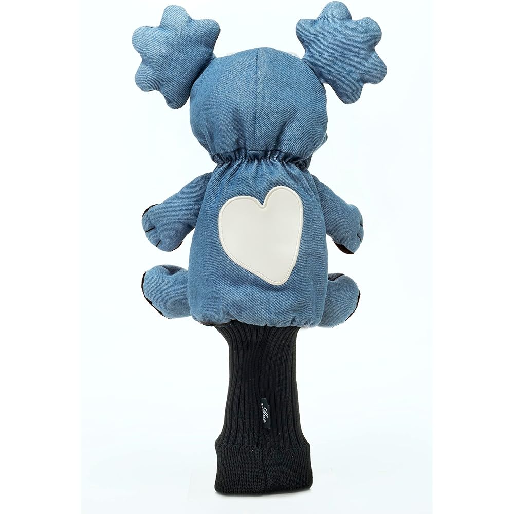 MU SPORTS 2023SS◆Mixed tweed and denim SHUSHU head cover◆703J3504/Saxophone blue/FREE