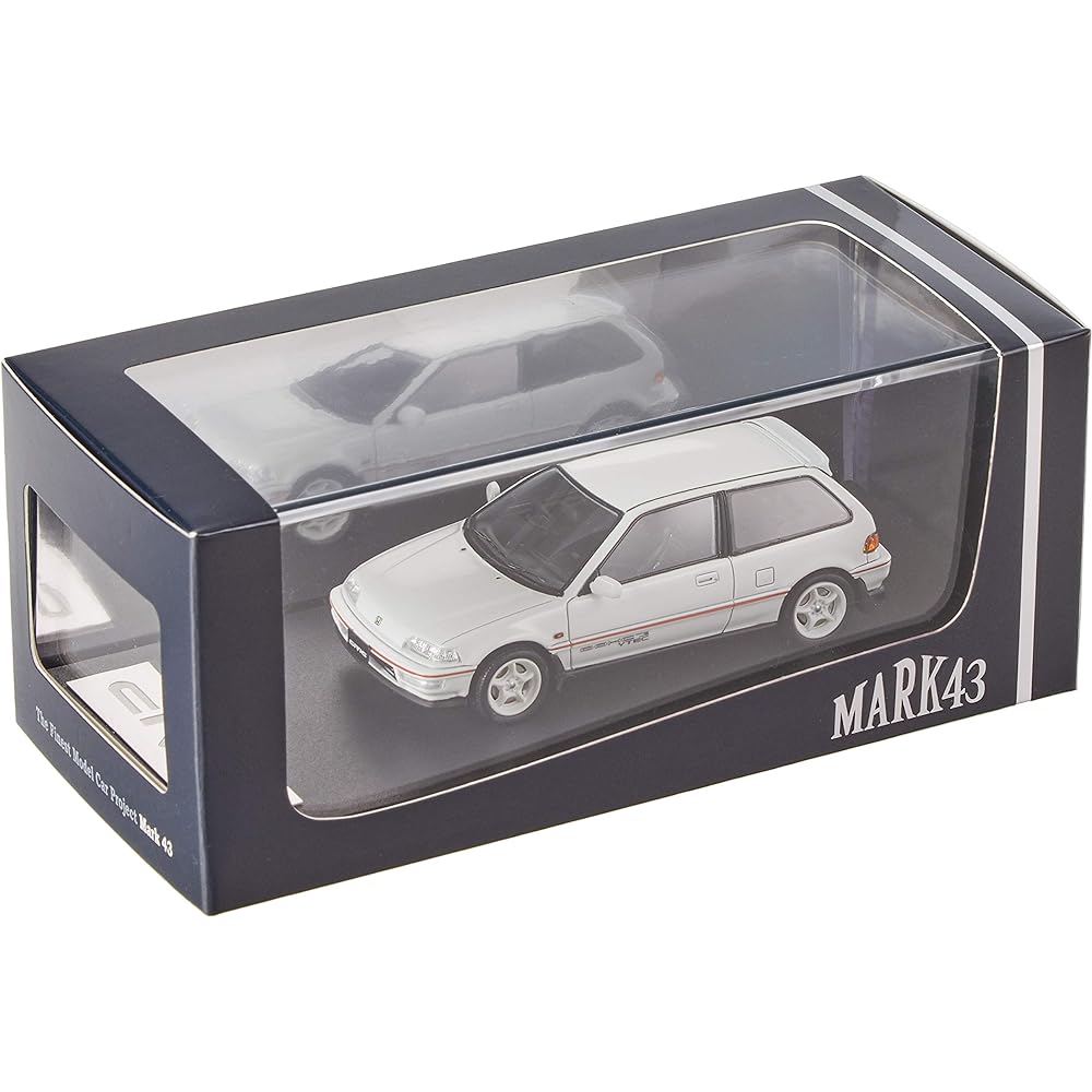 MARK43 1/43 Honda Civic (EF9) SiR II Mugen RNR equipped car White Finished product