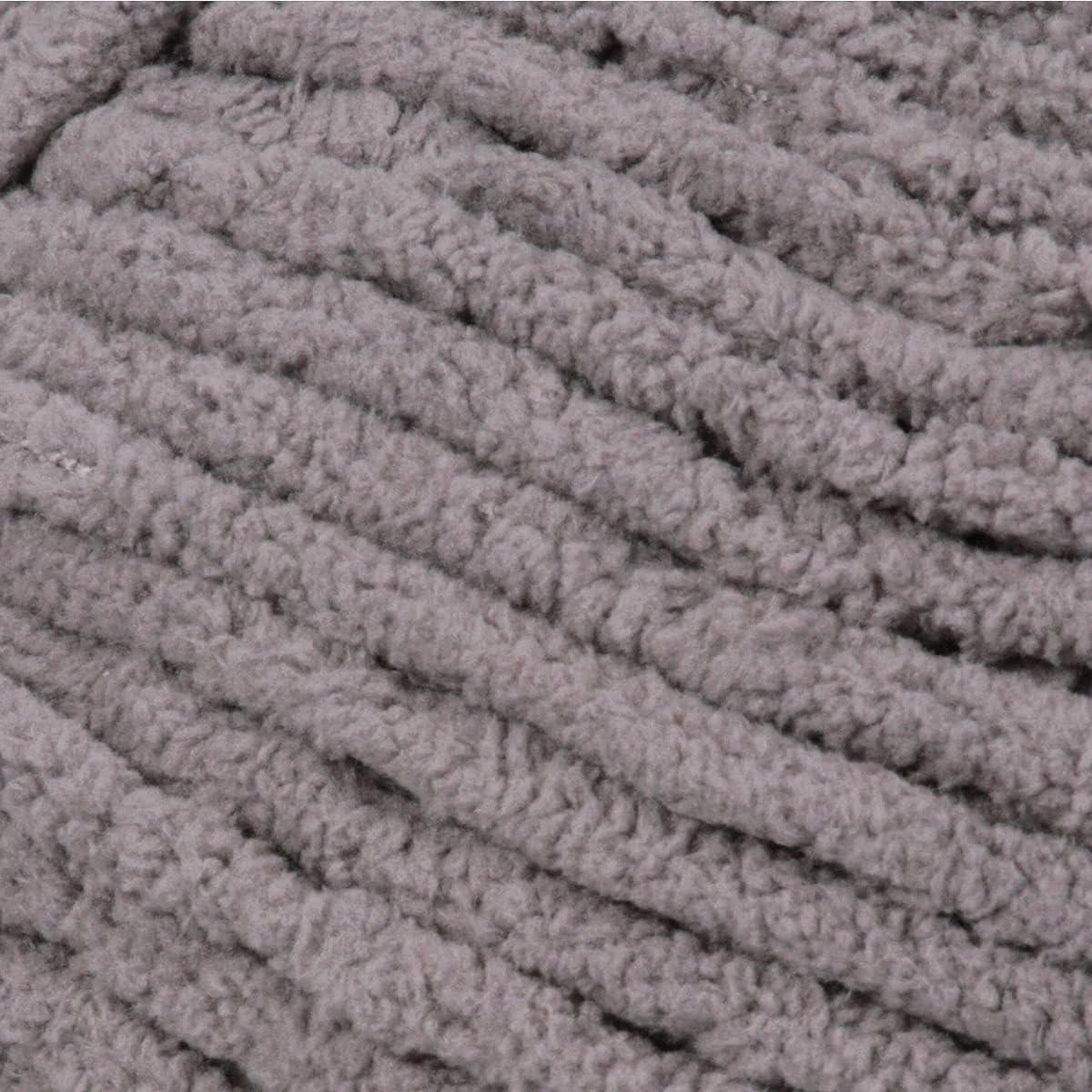 Bernat Blanket Yarn - Big Ball (10.5 oz) - 2 Pack with Pattern (Dark Grey)