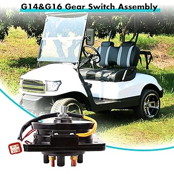 10L0L Golf Cart Forward Reverse Switch Assembly for Yamaha G14/G16 36V Electric Models (1994-2002) OEM JN4-82917-00-00 JN4-82917-01-00 5206