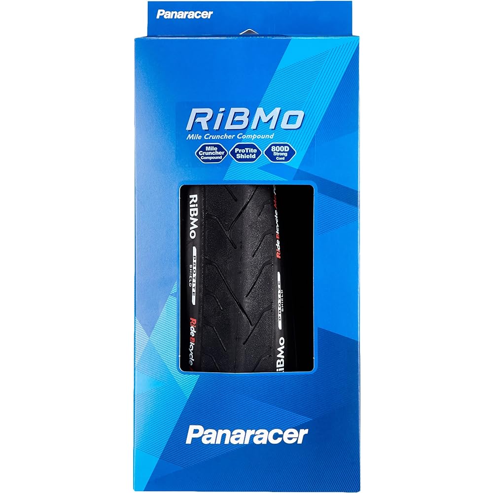 Panaracer Clincher Tire [26×1.50] Ribmo F265PS-RB-B2 Black (Cross Bike Cyclocross / Touring Long Ride City Riding Commuting)