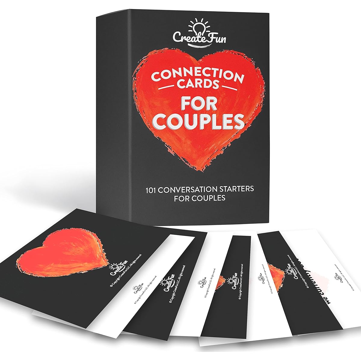 Couples Connection Cards - 101 Couples Conversation Starter Cards - Conversation Starters and Question Cards for Engaging and Thought-Provoking Conversations with Your Loved One.