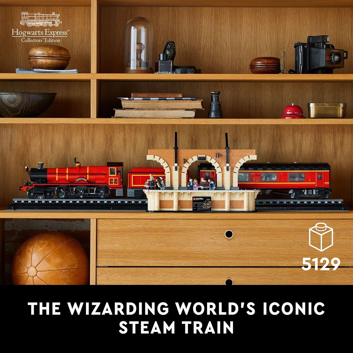LEGO Harry Potter Hogwarts Express - Collector's Edition 76405 Replica Model of the Iconic Movie Steam Locomotive Collectible Collection Souvenir Set for Adults