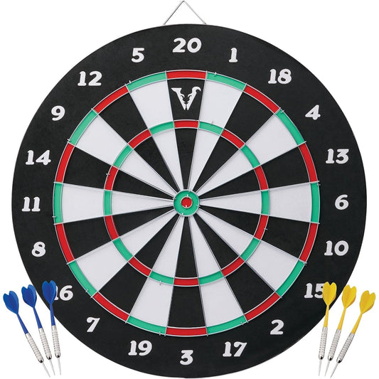 Viper by GLD Products Double Play Paper Dartboard with Darts