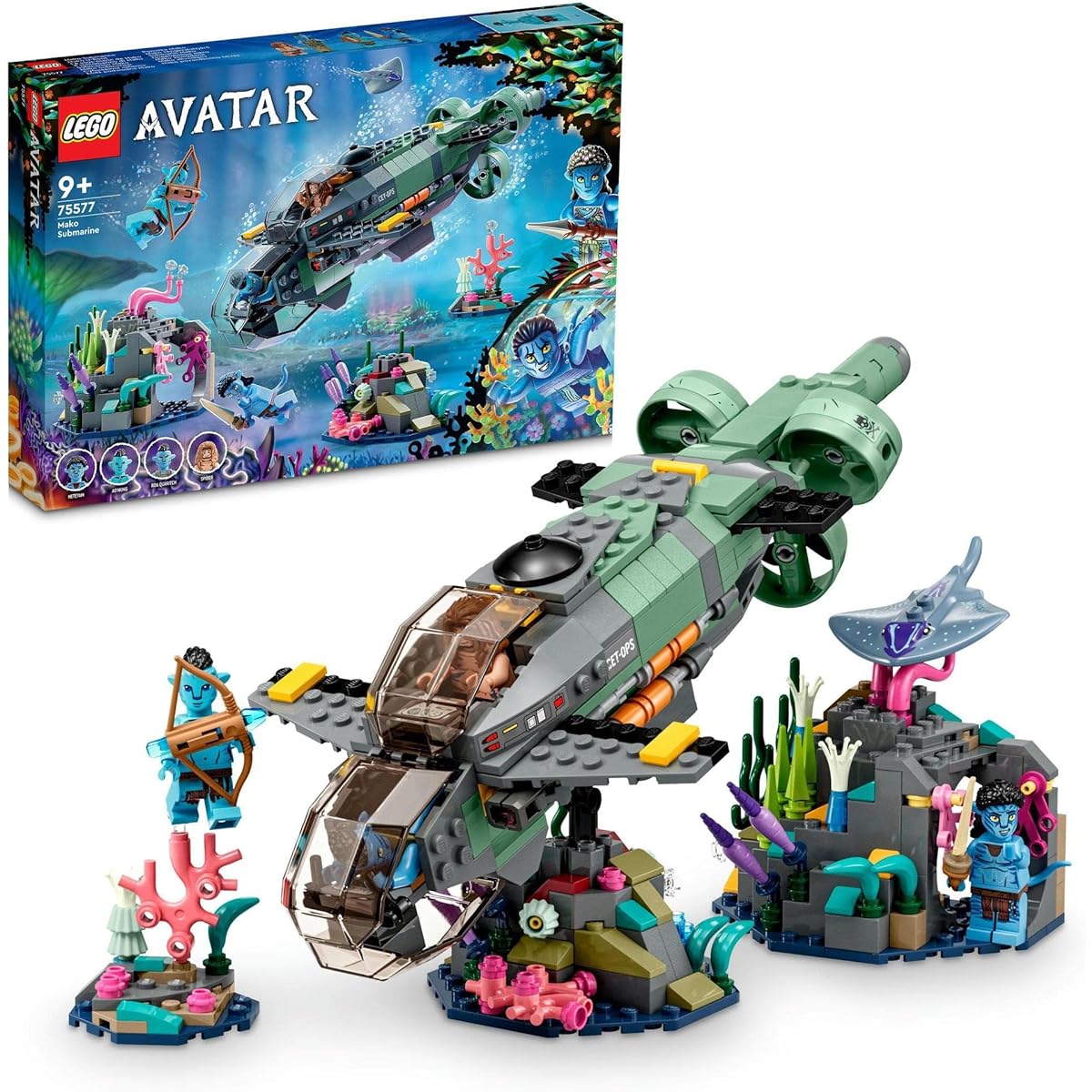 LEGO Avatar Mako Submarine 75577 Toy Blocks Gift Space Boys Girls Ages 9 and up