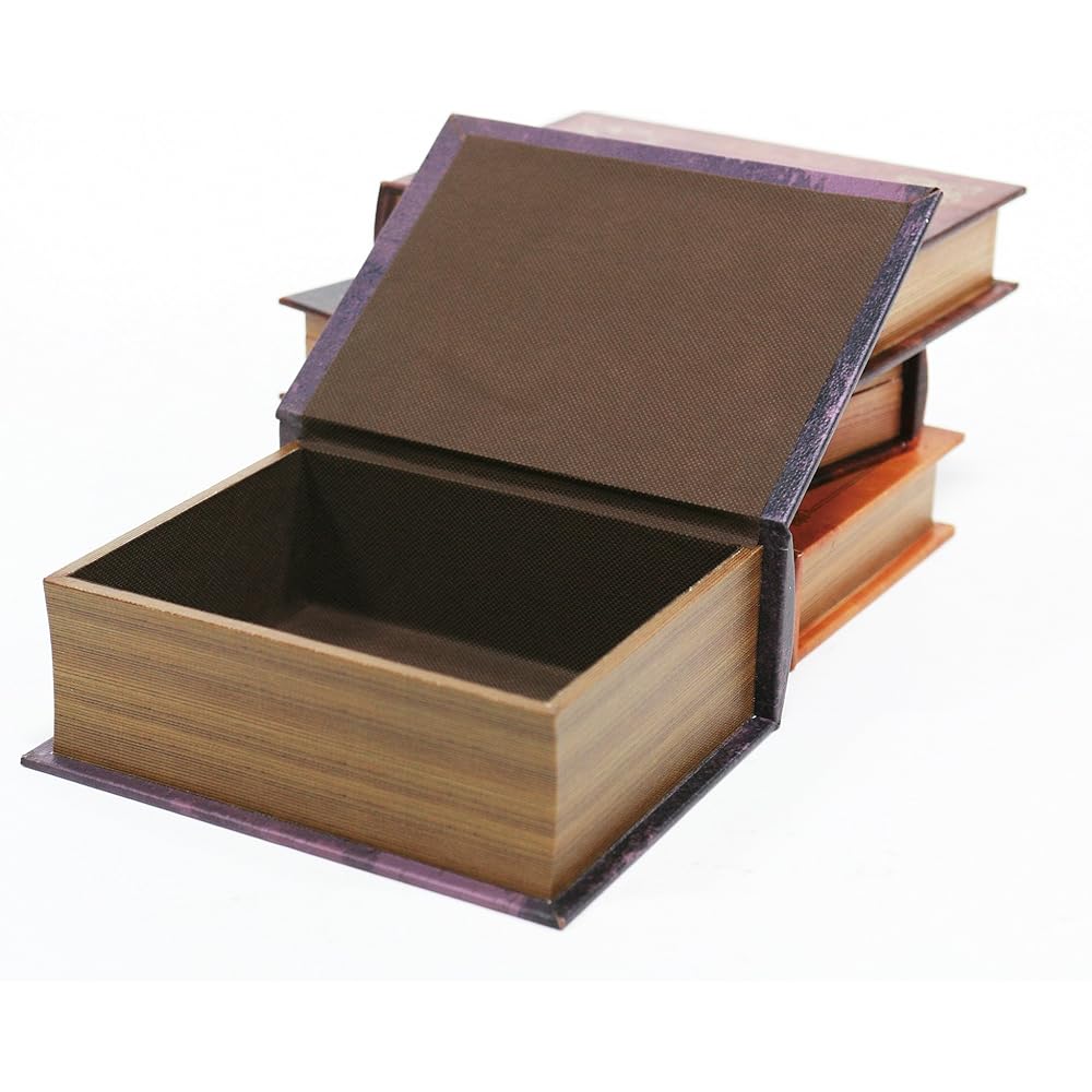 Toyo Sekiso Western book style accessory case BOOK BOX 2 piece set Open cover type 28236