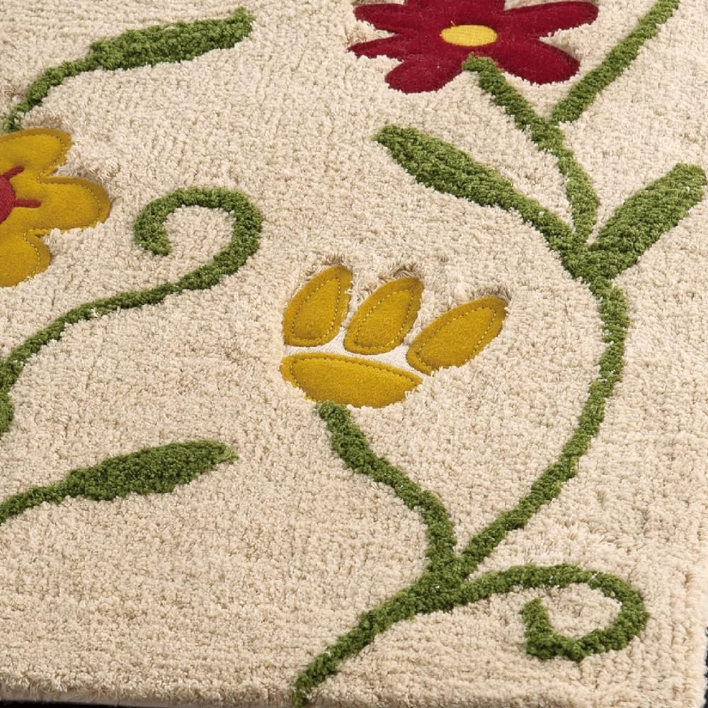 sybilla Flower Garden Toilet Mat Approx. 60 x 60cm Beige 36314