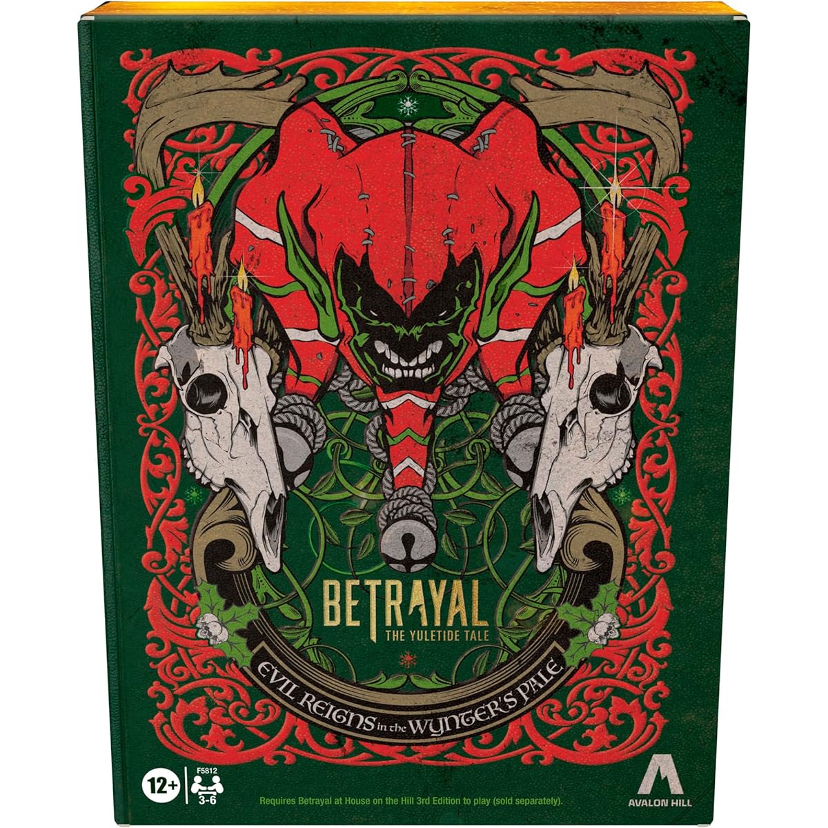Hasbro Gaming Betrayal Reigns Evil The Wynter's Pale The Yuletide Tale Expansion | Ages 12+ | Requires Betrayal in HOTH 3rd Edition to play (sold separately)