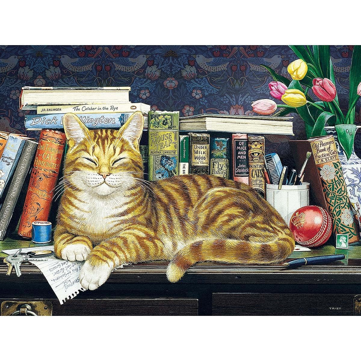 Cobble Hill 275 Piece Easy to Use Puzzle - Marmaduke with Sample Poster