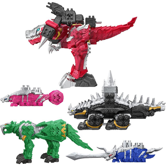 Power Rangers Dyna Fury Megazord Mega Pack 5 Pack Zord Action Figure Toys for Ages 4 and Up ( Exclusive)