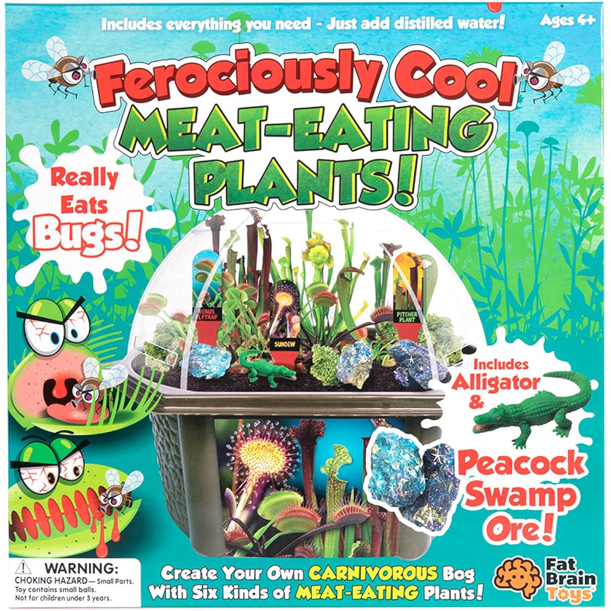Fat Brain Toys Carnivorous Creatures - Fiercely Cool Carnivorous Plants Office & Desk Toys Ages 4-10