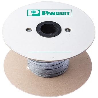 Panduit Cable Cover Braided Sleeve Net Tube Flame Retardant Type Gray SE50PFR-CR8