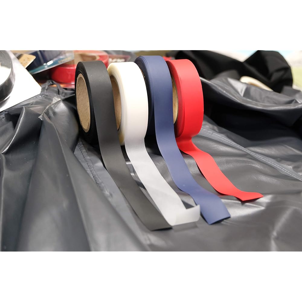 YNAK Membrane Seam Tape Rain Wear Repair Tent Inappropriate Suitable for 2 Layers Seam Repair Waterproof Measures Maintenance Iron-on Width 20mm x 20m Black Clear Blue Red (Blue, Width 20mm x 20m)