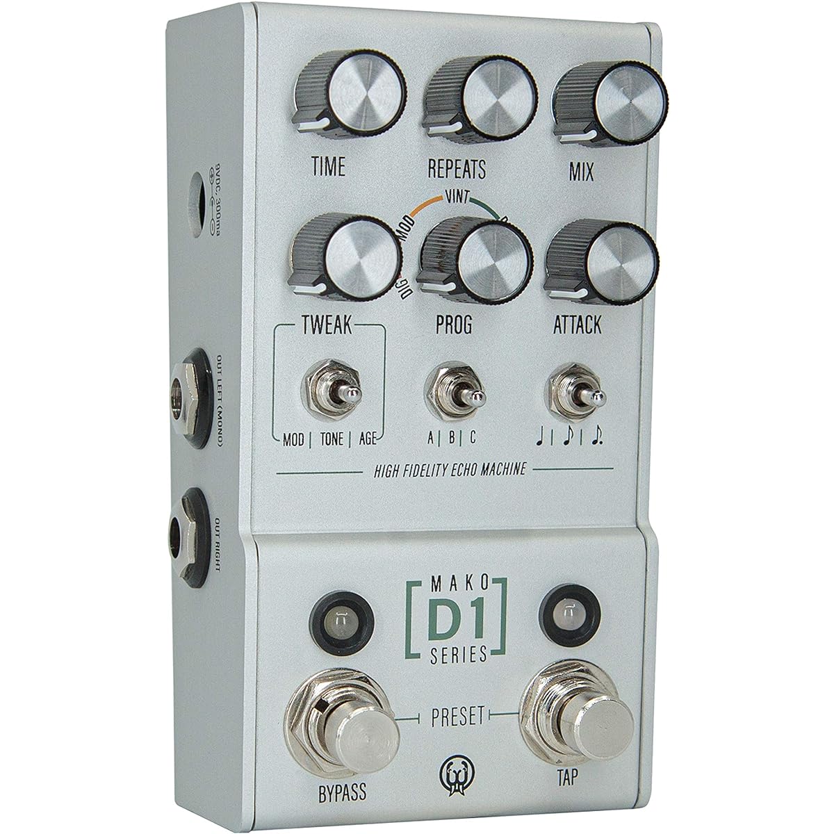 WALRUS AUDIO MAKO Series - D1 High-Fidelity Stereo Delay WAL-MAKO/D1