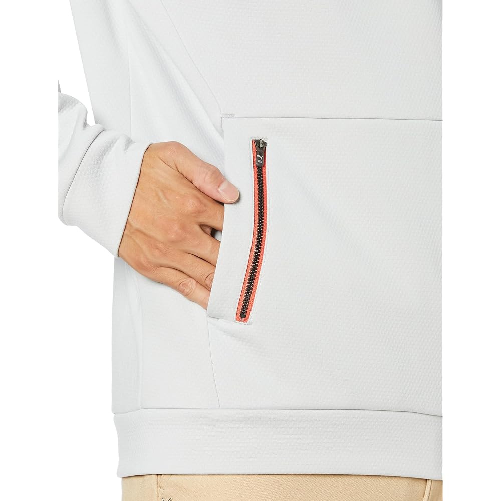 [PUMA] Men's Outerwear Golf Stretch Slogan Logo Crew Sweat Pullover