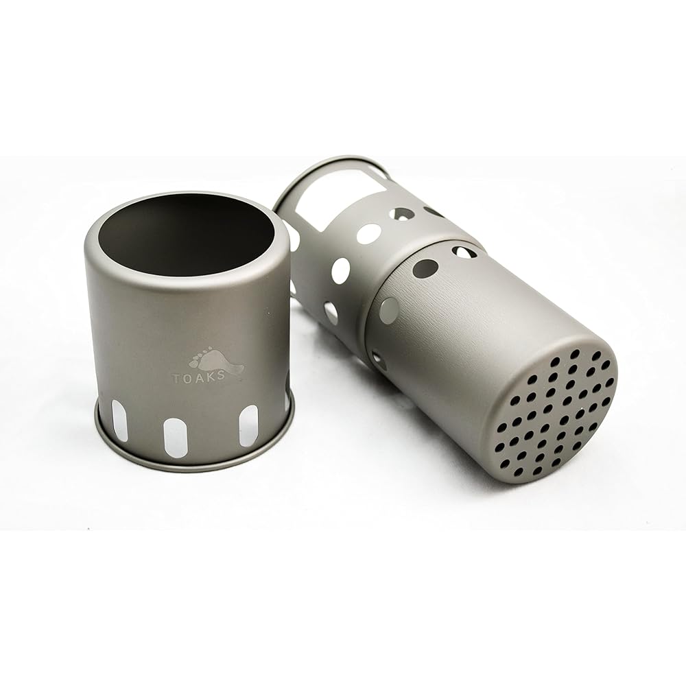 TOAKS Titanium Backpacking Wood Stove (Stove Only STV-12)