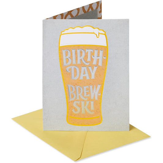 American Greetings Birthday Card for Him (Birthday Beer)