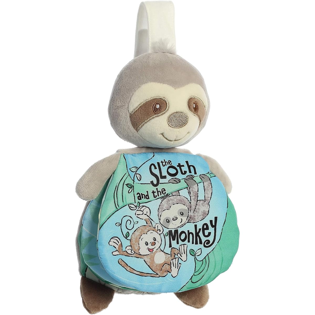 Aurora World Ebba - Softbook 9 inch Story Pals Sloth and Monkey