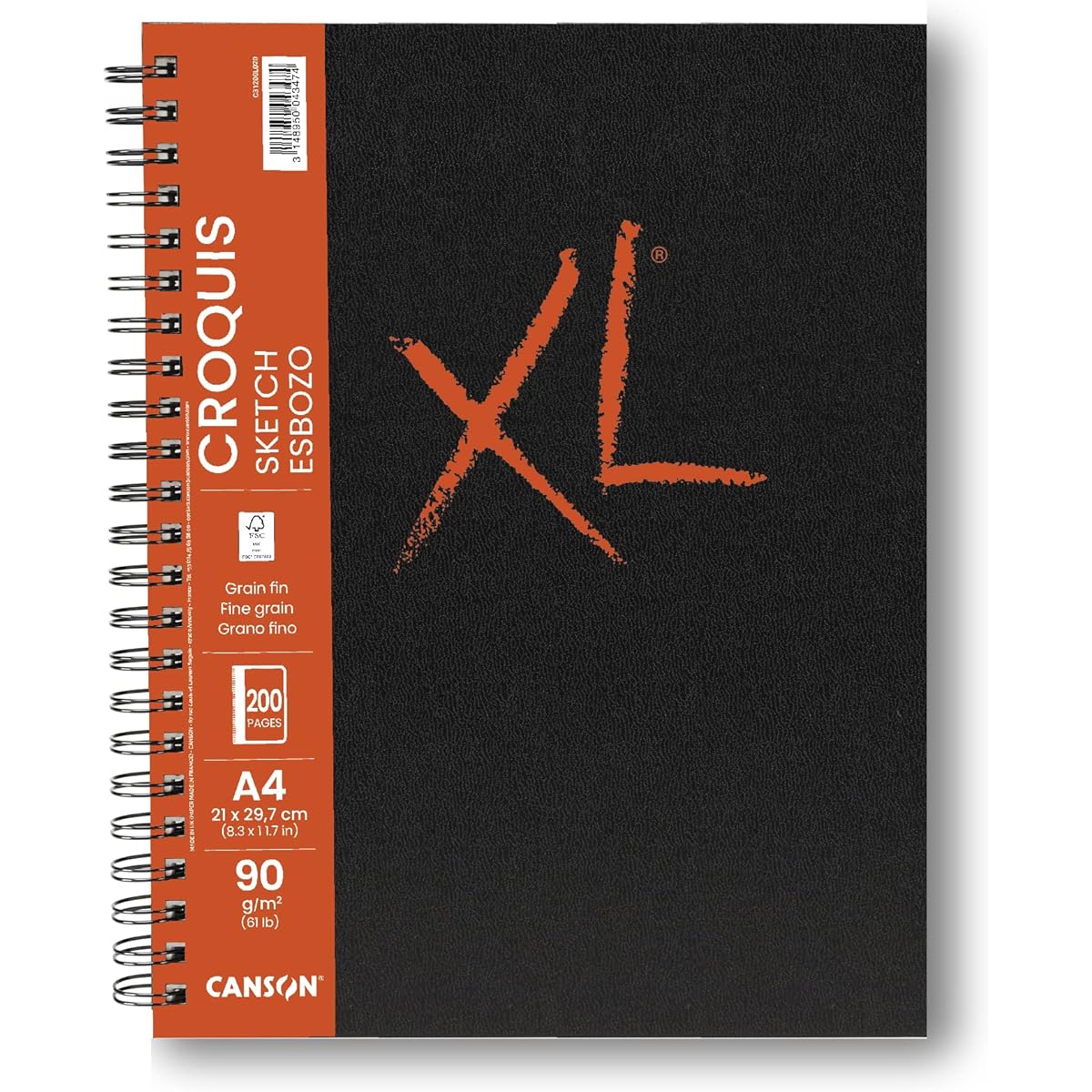 Canson XL Sketchnote A4 100 sheets Fine tip 90g